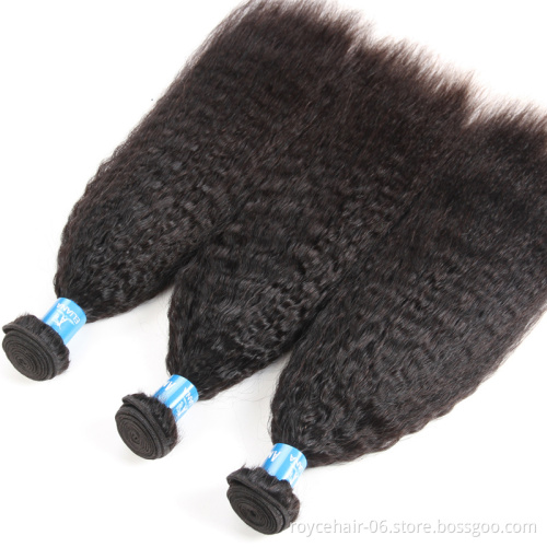 100% 10A Grade Raw Unprocessed Mongolian Virgin Hair Weave , Kinky Straight, Afro Kinky Curly Hair Bundle Extensions